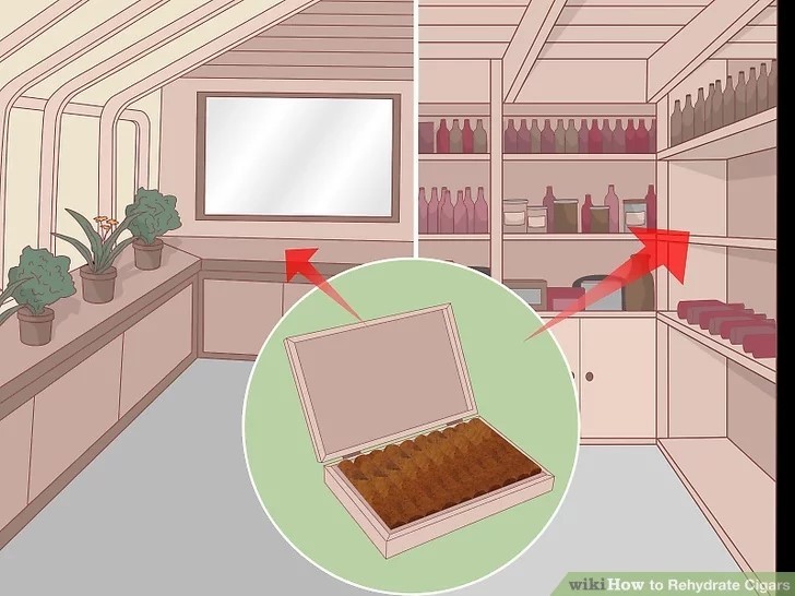 Rehydrate Cigars Step 1